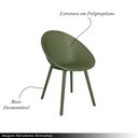 Ver imagem 3 de Kit 2 Cadeiras Área Externa de Pp Marina com Base Desmontável Verde G56 - Gran Belo