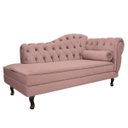 Ver imagem 5 de Kit Diva Recamier Diana 185cm Lado Esquerdo e 01 Poltrona Classic Linho - Doce Sonho Móveis RECAMIER