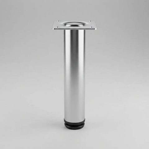 Pé para Móvel 15cm Cromado Italy Line Ideal Mesa e Sofá Prateado