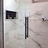 Puxador para Porta Inox 304 Cor Preto 60cm Pivotante Redondo Madeira Vidro Brinovar - 2