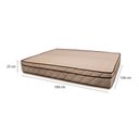 Ver imagem 2 de Cama Box Casal 138 Tecido Sintético Branco com Colchão Polônia Bello Box - D28 65x138x188