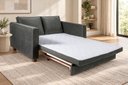 Ver imagem 2 de Sofa Cama Fusion 2 Lug 150 Colchao Casal Veludo Grafite