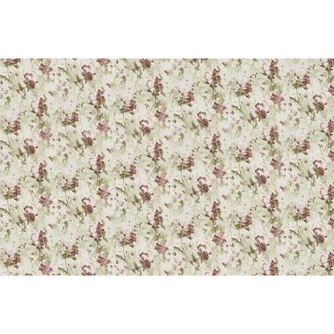 Papel de Parede Floral Pincelado - Pp286-2 Rolo de 5m2
