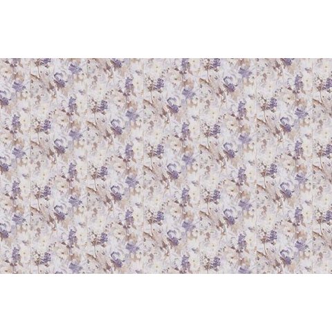 Papel de Parede Floral Pincelado - Pp286-1 Rolo de 5m2