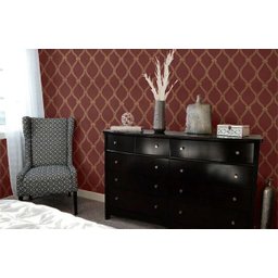 Papel de Parede Arabesco Texturizado - Pp280-2 Rolo de 5m2 - 5