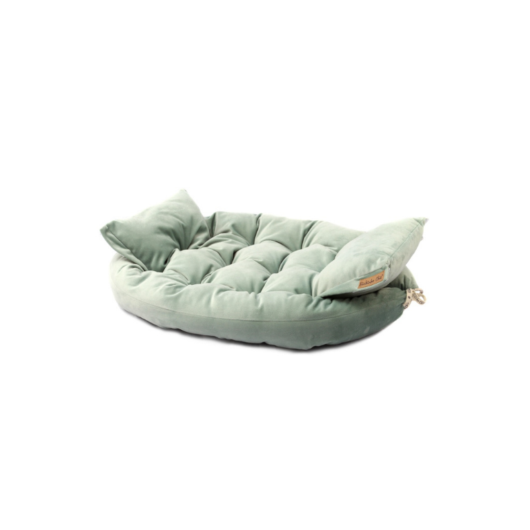 Caminha Colchão Luxo para Cachorro Bichinho Chic Verde - M
