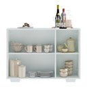 Ver imagem 6 de Aparador Buffet 3 Portas com Pés Quadrados Veneza Multimóveis MP1010 Branco