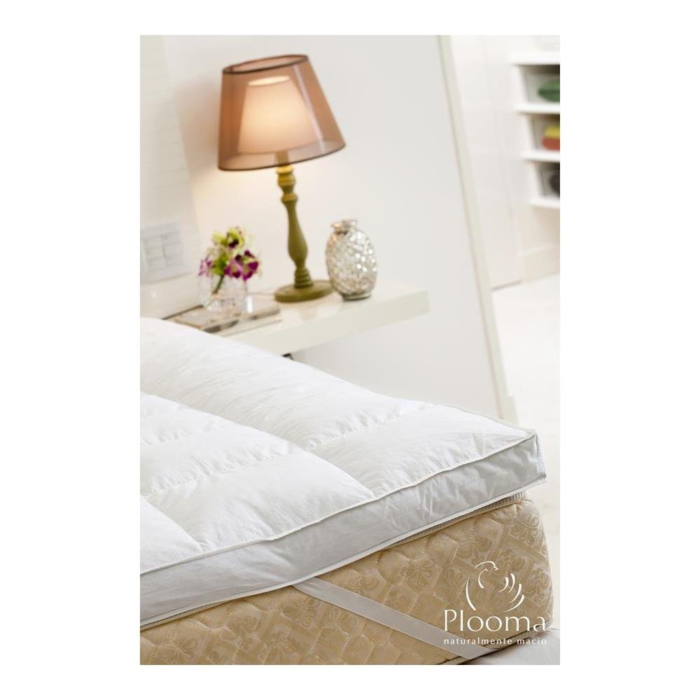 Pillow Top Queen 80 Pena 20 Pluma De Ganso Plooma MadeiraMadeira