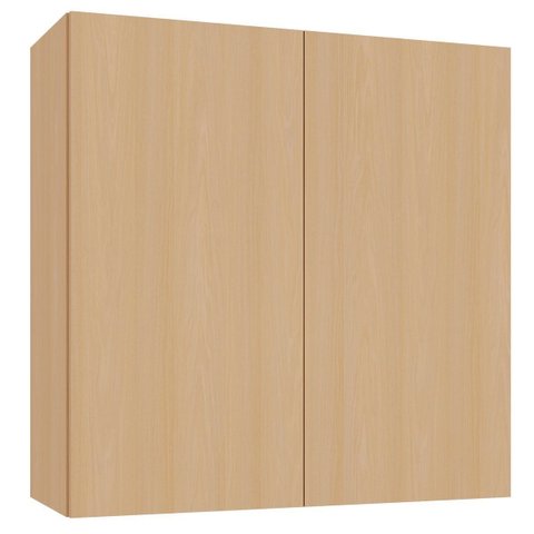 Armário Aéreo para Cozinha 100% MDF 80 cm 2 Portas Lótus Carvalho