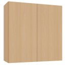 Ver imagem 1 de Armário Aéreo para Cozinha 100% MDF 80 cm 2 Portas Lótus Carvalho