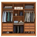 Ver imagem 3 de Guarda Roupa Casal 6 Portas 6 Gavetas - Fortuna-cinamomo - Tcil Móveis