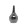 Vaso Garrafa Aruba Preto de Ceramica 11,5x20cm - 3
