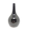 Vaso Garrafa Aruba Preto de Ceramica 11,5x20cm - 1