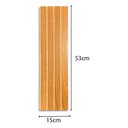 Ver imagem 3 de 10 Painel MDF Placa Madeira Ripada Freijó Revestimento de Parede 53x15cm