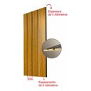 Ver imagem 4 de 10 Painel MDF Placa Madeira Ripada Freijó Revestimento de Parede 53x15cm