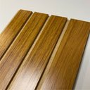 Ver imagem 6 de 10 Painel MDF Placa Madeira Ripada Freijó Revestimento de Parede 53x15cm