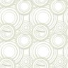Papel De Parede Adesivo Geométrico Círculos Verde Chá 12m - 1