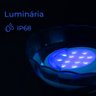 Kit Luminaria Piscina Rgb +controle Touch Screen Led +fonte - 4