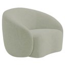 Ver mais imagens de Kit Divã Recamier Orgânico Marrocos 180cm Lado Esquerdo e 1 Poltronas Amore Bouclé Verde Oliva