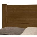 Ver imagem 3 de Cama Casal em Madeira Macica Lara Imbuia Atraente Moveis