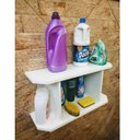 Ver imagem 3 de Nicho Organizador de Lavanderia Prateleira para Produtos de Limpeza Área de Serviço MDF 55Cc