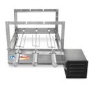 Ver imagem 1 de Gira Grill Inox 3 Espetos para Churrasqueira Bivolt Pratic