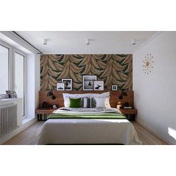 Papel de Parede Folhagem Injetado - Pp277-3 Rolo de 5m2 - 5