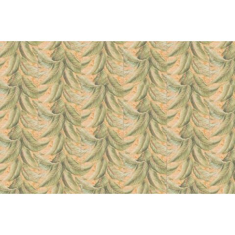 Papel de Parede Folhagem Injetado - Pp277 Rolo de 5m2