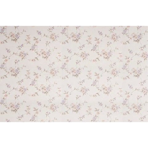 Papel de Parede Floral Alto Relevo - Pp264 Rolo de 10m2