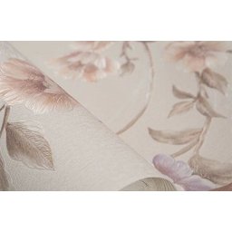Papel de Parede Floral Alto Relevo - Pp264 Rolo de 10m2 - 4