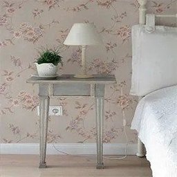 Papel de Parede Floral Alto Relevo - Pp264 Rolo de 10m2 - 10