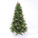 Ver imagem 1 de Árvore de Natal Palermo Giratória com 942 Galhos e 300 Leds 180cm e Controle Remoto | Formosinha