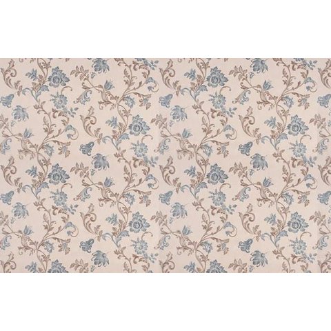 Papel de Parede Floral Alto Relevo - Pp257-1 Rolo de 10m2