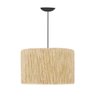 Pendente Teto Sisal Natural Redondo Shalon 150cm Fio Preto D40 - 2
