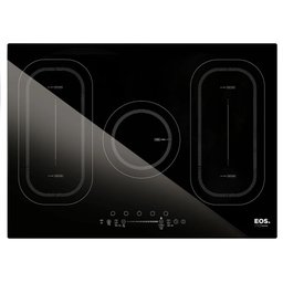 Cooktop de Indução Cinco Bocas Eos Freezone Due Preto 9800w Eci05epf 220v - 1