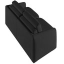 Ver imagem 5 de Sofá Cama para Sala de Estar 2 Lugares 216cm Montserrat K01 Veludo Preto - Lyam Decor