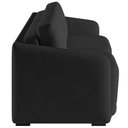 Ver imagem 2 de Sofá Cama para Sala de Estar 2 Lugares 216cm Montserrat K01 Veludo Preto - Lyam Decor