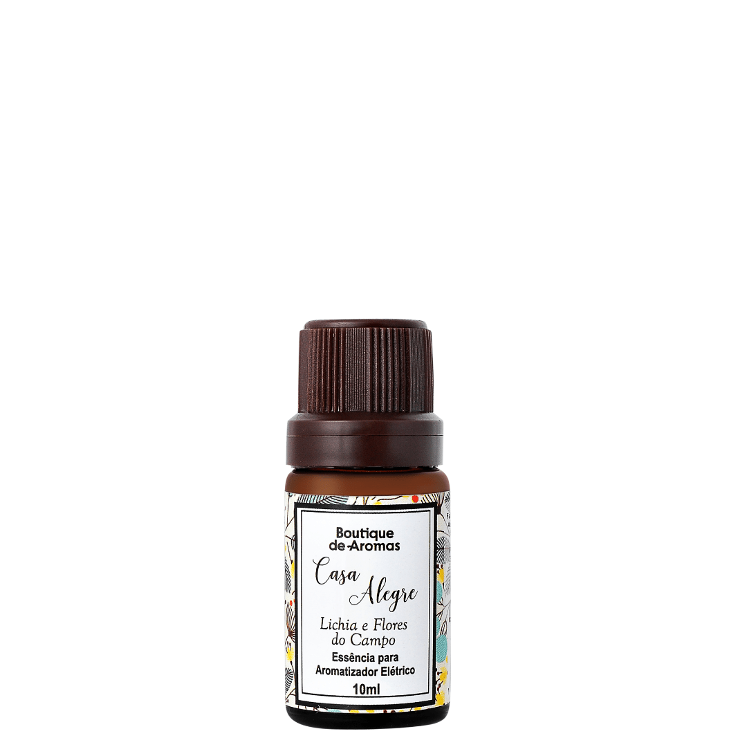 Essência para Aromatizador Elétrico Casa Alegre Lichia e Flores do Campo - 10ml Boutique de Aromas