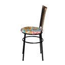 Ver imagem 4 de 6 Cadeiras para Mesa Preta Hawai Avelã Assento Floral:happy Hour