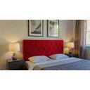 Ver imagem 1 de Cabeceira Estofada Cama de Casal Queen 1,60 X 55 Cm Modelo Paris Vermelho