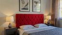Ver imagem 1 de Cabeceira Estofada Cama de Casal Queen 1,60 X 55 Cm Modelo Paris Vermelho