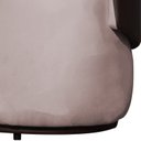 Ver imagem 5 de Namoradeira Poltrona 2 Lugares Bia Composê Veludo com Corino Cor:rose