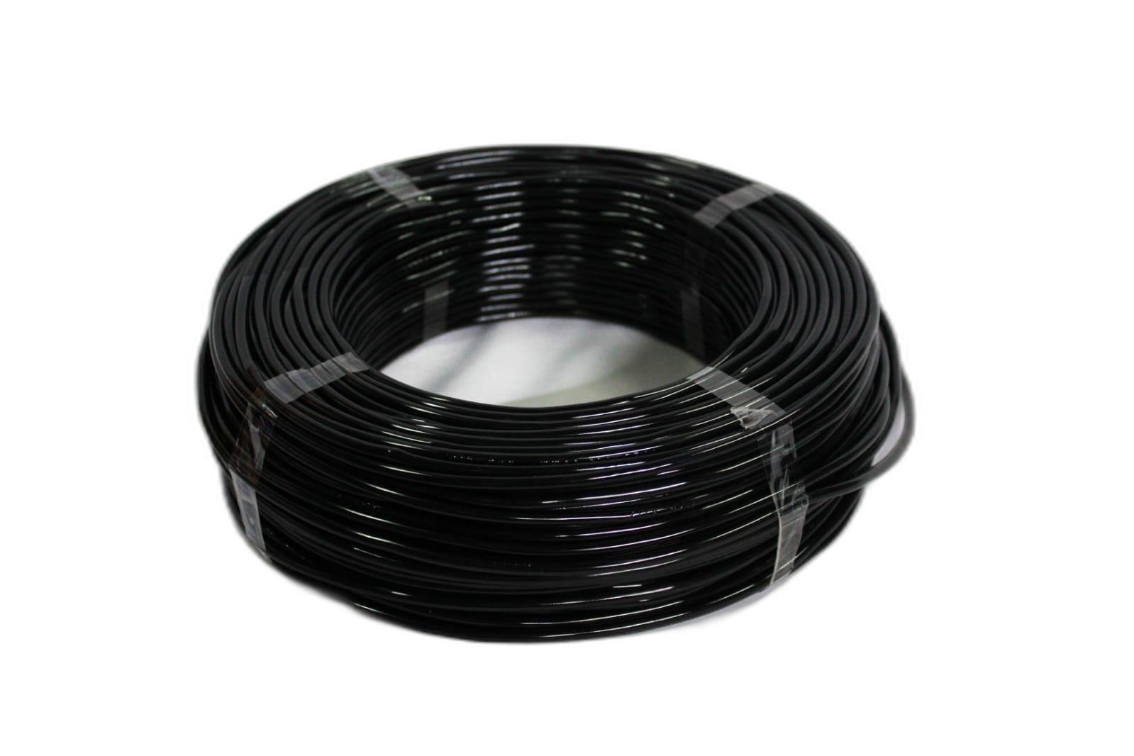 Fio Cabo Flexível 4 Mm 50 Metros Preto - 3