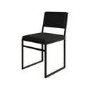 Ver imagem 3 de Kit 4 Cadeiras de Jantar Industrial Isa Assento Veludo Preto