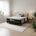 Ver imagem 3 de Cama Box Casal Castor Black e White Air Double Face D33 138x188x54 + Box Castor