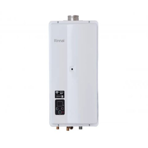 Aquecedor a Gás Digital 27 Lts Rinnai E27 Branco (wi-fi Disponível) Gn Branco