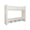 Porta Chave de Parede Suporte para Chaveiro Decorativo Branco - 5