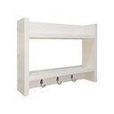 Ver imagem 5 de Porta Chave de Parede Suporte para Chaveiro Decorativo Branco