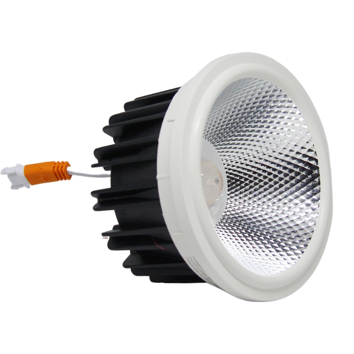 Lâmpada Led Ar111 Iluminação Cob Redondo 20W Bivolt Branco Quente - 2