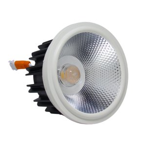Lâmpada Led Ar111 Iluminação Cob Redondo 20W Bivolt Branco Quente